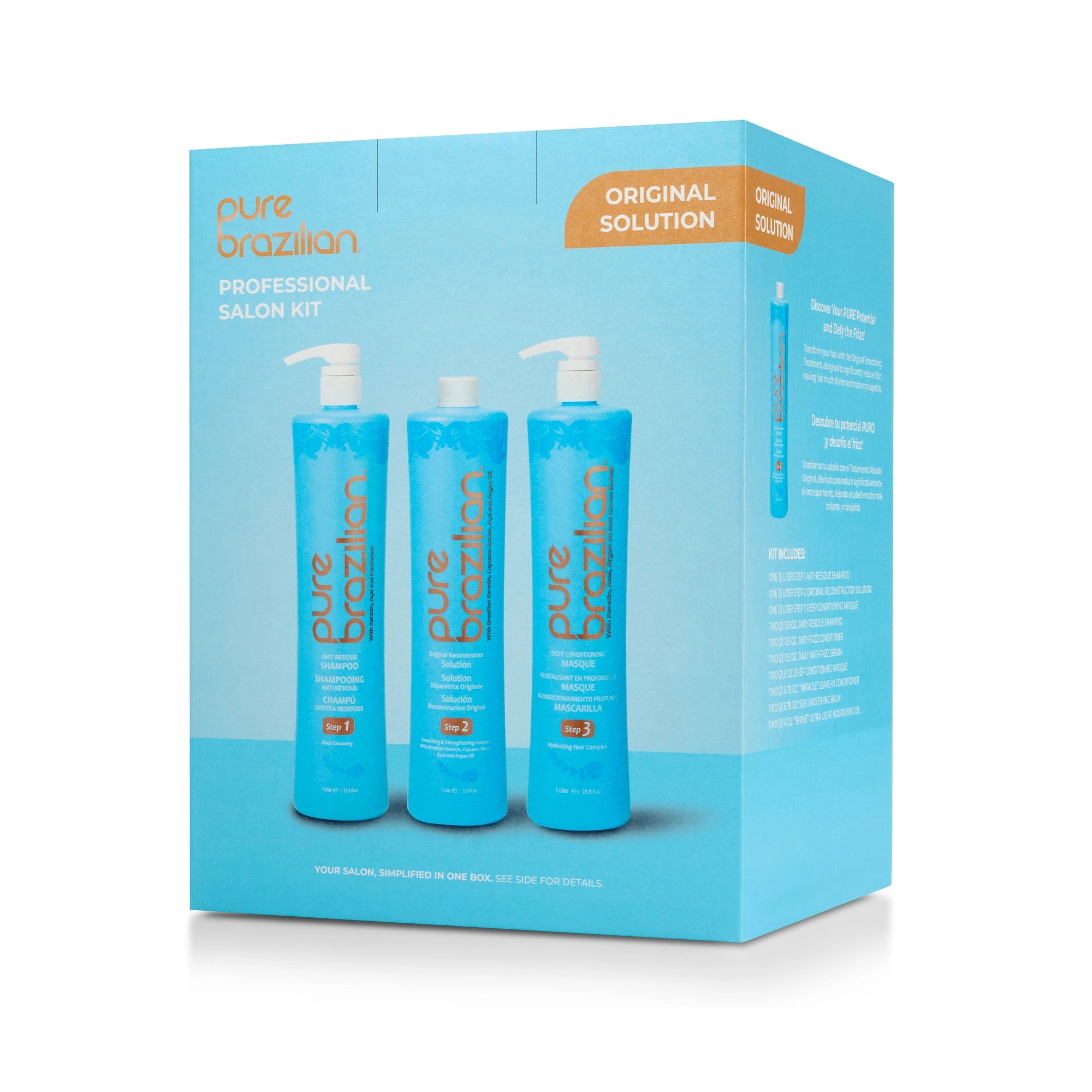 Pure Brazilian Professional Salon Kit - Original Solution